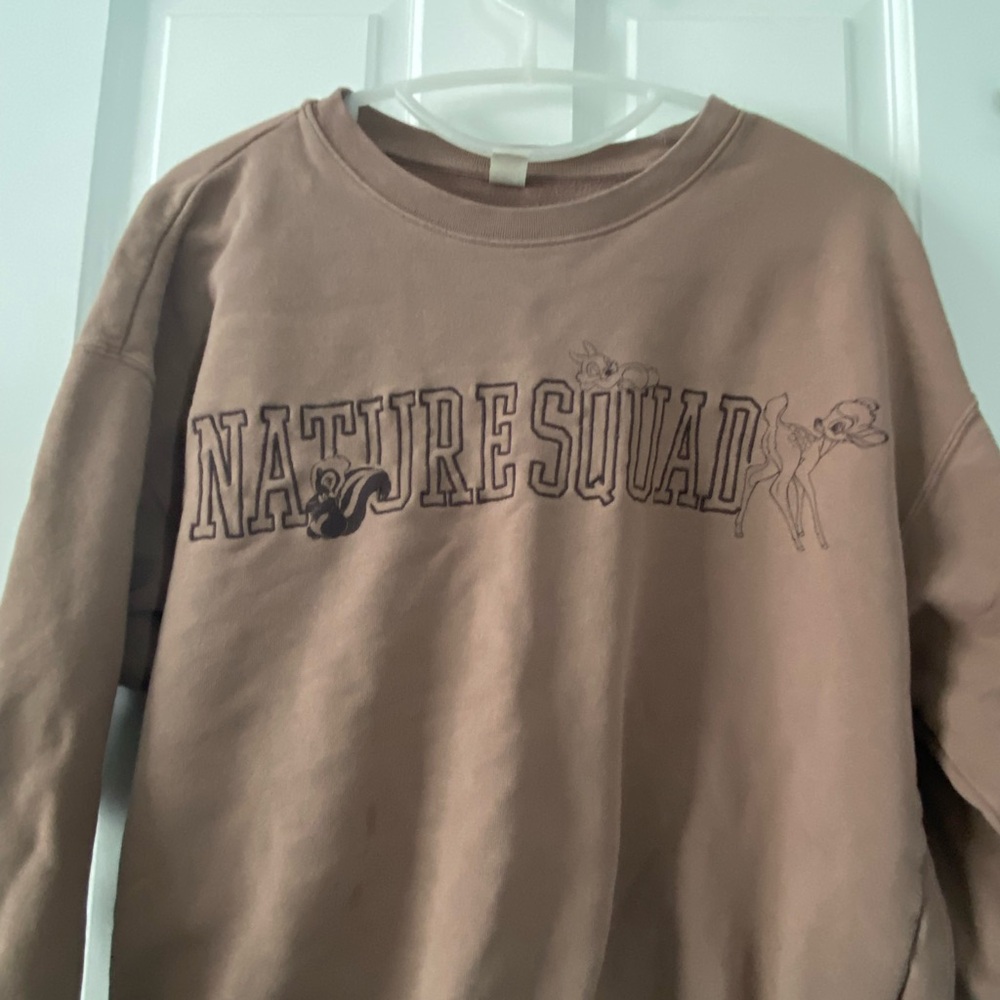 Uniqlo x Disney UT Brown Bambi Nature Squad Sweatshirt - Picture 5 of 7